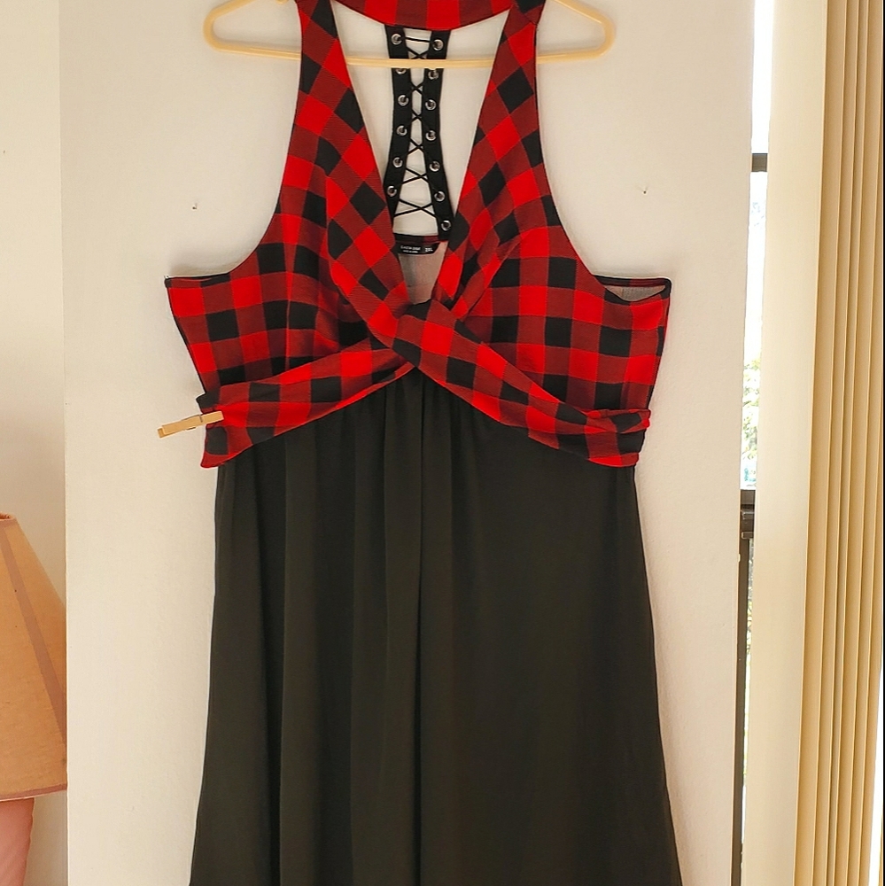 Plaid dress